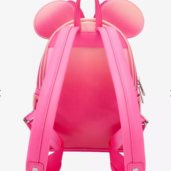 Loungegly Disney Minnie Mouse Pink Confetti  mini Backpack  Hard Tag New! - Picture 4 of 13